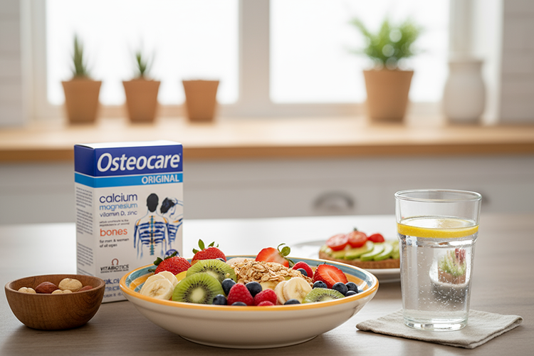 نحوه مصرف قرص استئوکر با رژیم غذایی سالم برای جلوگیری از یبوست